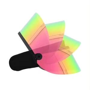 Sapcă pentru Protecție Solară UVA-UVB, Parasolar Reglabil 360 Grade, Marinela Radu, Protejează Fața Împotriva Razelor Solare, Rainbow, Accesorii Vară, Outdoor, Sport, Drumeții, Plajă, Pălărie de Soare, Anti-UV - Img 4
