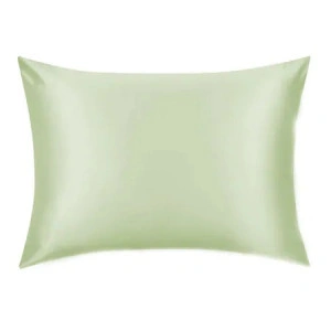 Fata de Perna din Satin cu Protectie pentru Par si Ten, Marinela Radu, 50x70 cm, Satin Premium, Verde