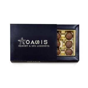 Branded Box with 9 Chocolate Truffles - Img 4