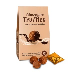 Luxury box of chocolate truffles