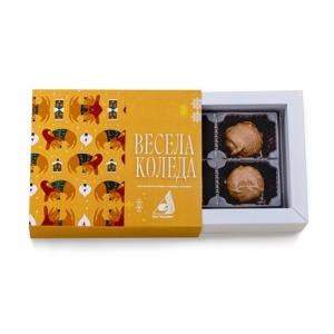 Branded Box with 4 Chocolate Truffles - Img 4