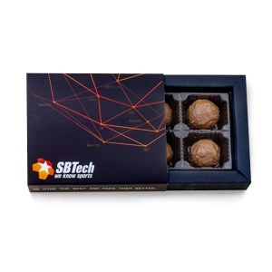 Branded Box with 4 Chocolate Truffles - Img 5