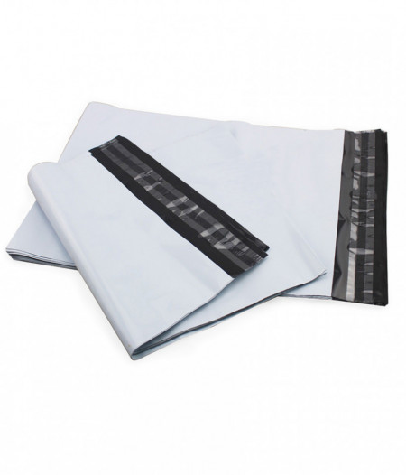 Set 250 buc pungi de curierat 180x235+40 mm