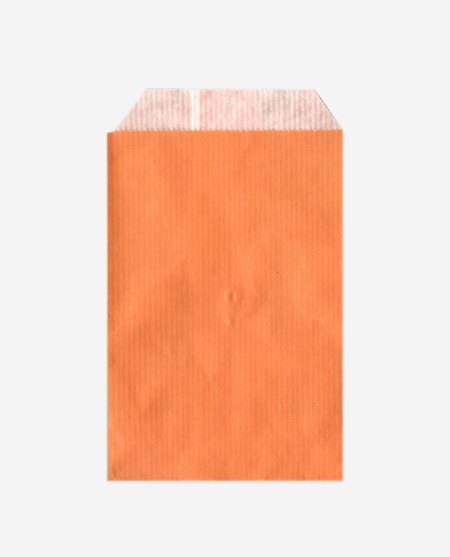 Punga mercerie portocalie - 7x12 cm - lwc alb 70gr/m2 - 250 buc