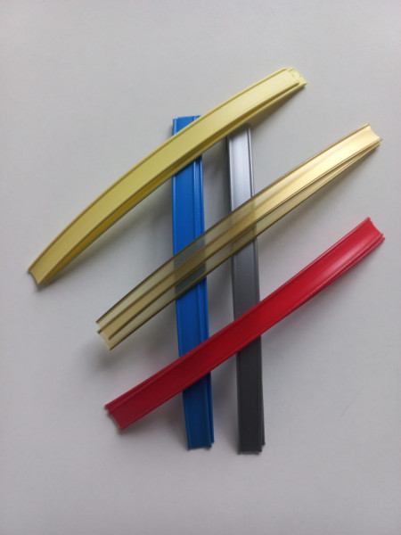 500 buc Clipband albastru 0.6 mm, Pretaiat 11 cm