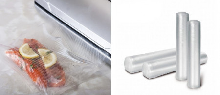 Pachet 4 role de vidat 30 cm + 200 pungi vidat 150*250mm