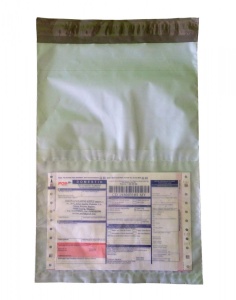 Pungi curierat cu buzunar pentru AWB 320x400+50 mm 250 buc/ pachet