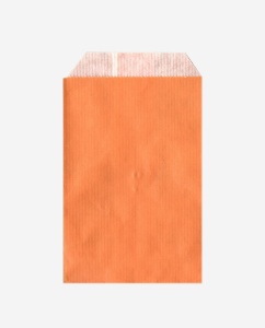 Punga mercerie portocalie - 7x12 cm - lwc alb 70gr/m2 - 250 buc