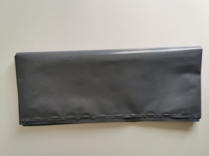 Saci LDPE grosi 550*950, gri, (grosime 0.1 mm) 50 buc/ pachet - Img 1