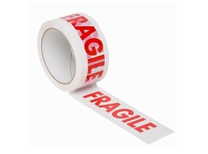 Banda adeziva imprimata FRAGILE 48*60 m, set 36 buc
