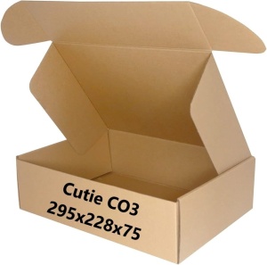 200 buc Cutie carton NATUR 295 x 228 x 75 mm