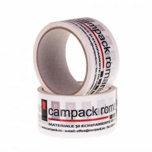 Banda adeziva imprimata personalizata latime 48/ 75 mm
