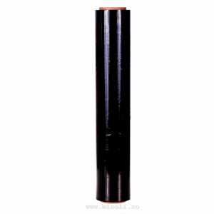 1,3kg net/rola, Folie stretch manual neagra, 50 cm*0.023 mm