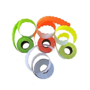 Etichete pret galbene 26*12 mm, 1500 buc/ rola,
