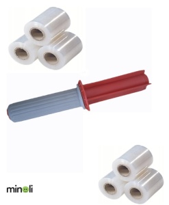 125 mm latime , Folie stretch manual - Img 2