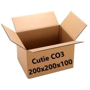 200 buc Cutie carton NATUR 200 x 200 x 100 mm