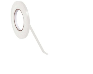 Banda adeziva pentru inchis pungi 9 mmx50 m, transparent, 192 buc/set
