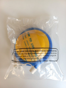 Pompa de picior pentru umflat pungi protectie sticle