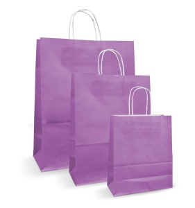 Pungi albe, colorate 100% mov - 25x14x30cm - 100 buc.