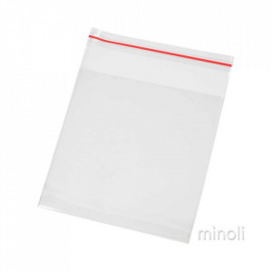 Pungi BOPP cu clapeta adeziva, 130*150 mm, set 1.000 buc
