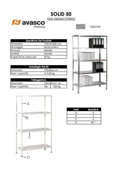 SOLID 50 TECHNICAL SHEET
