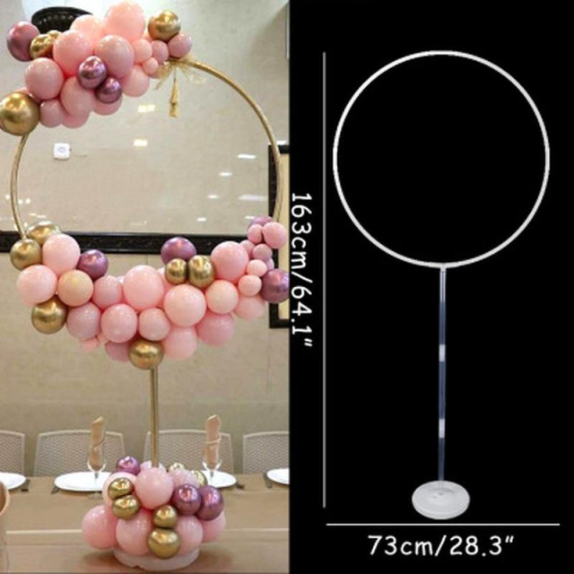 Kit Supporto Regolabile Per Arco Di Palloncini – Telaio Con Base, Pali E Clip – Per Matrimoni, Feste, Compleanni – Riutilizzabile