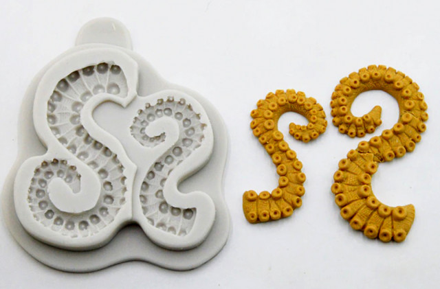 Tentacoli di polpo marino stampo in Silicone fondente per la