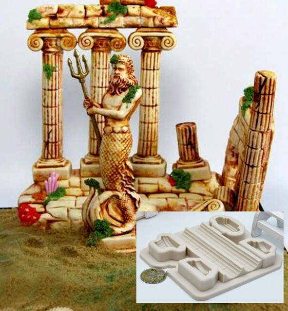 Stampi In Silicone Per Sapone, Gelatine E Dolci | Forma A Colonna Da 32 Cm | Resistente Al Calore (230°C) | Alimentare - 2