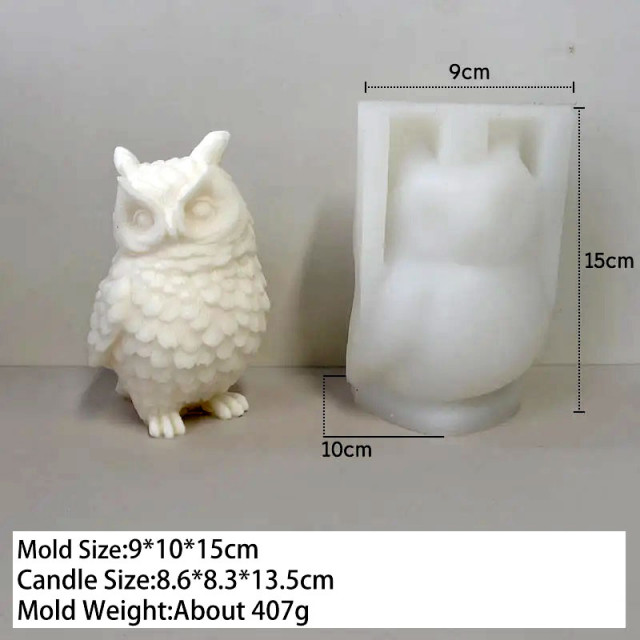 Stampo per Candele, Stampo in Silicone per Animali DIY, Stampo in