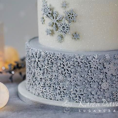 6 Stampini Per Fiocchi Di Neve - Per Fondente, Biscotti, Torte, Decorazione Dolci, Plastica Bianca - Foto 7