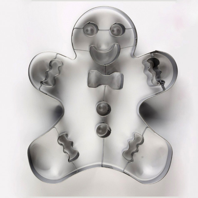 Stampo Per Pan Di Zenzero A Forma Di Campana | 5 Cm In Acciaio Inox Con Manico In Legno | Per Biscotti, Cioccolatini E Pasticceria | Ideale Per Natale - 3
