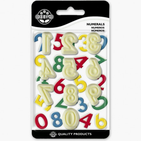 Piccoli Numeri. Set di 10 caratteri. Jem