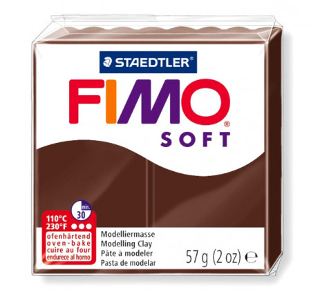 Marrone Cioccolato. Fimo Soft. Pasta modellabile Termoindurente