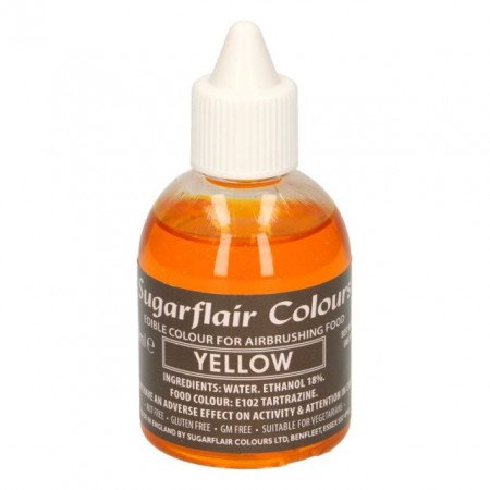 Arancio 60 ml. Colorante liquido anche per Aerografo. Sugarflair