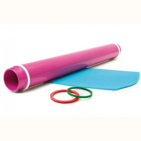 Mattarello 40 cm regolabile Silikomart Wonder Cakes in Silicone. Liscio e Antiaderente