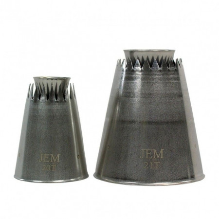 Meringhe. Sultane Aperto e Chiuso. Set di 2 Beccuccio giganti. Originali Jem