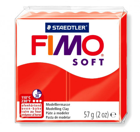 Rosso. Fimo Soft. Pasta modellabile Termoindurente