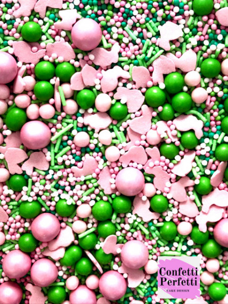 Sprinkle. Coniglietti Rosa nel verde