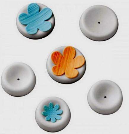 6 formine Poggiatesta Asciugatura in plastica per Fiori