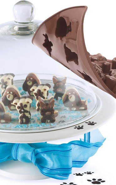 Fantastico Stampo di 9 forme in silicone per Cioccolato