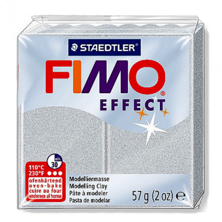 Argento. Fimo Metallizzato. Pasta modellabile Termoindurente