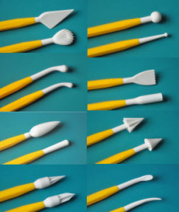 8 attrezzi con 16 utilizzi diversi per modellare la Pasta di zucchero - Img 2