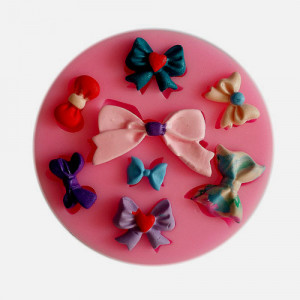 8 forme di Fiocchi. Stampo in Silicone