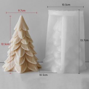 Albero di Natale Stampo in silicone per Candele e Saponi