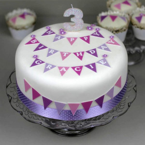 Alfabeto con Lettere e Bandierine. Stampo in Silicone. Bunting Alphabet Katy Sue. - Img 4