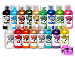 Colorante alimentare liquido metallizzato per Aerografo Magic Colours