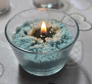 cera snow per candele senza fusione