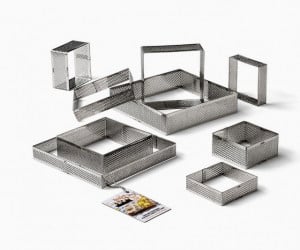 Fascia Monoporzione Microforata in acciaio Inox per crostate