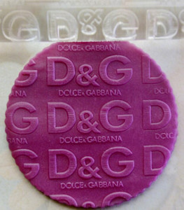Dolce e Gabbana Griffe. Mattarello Acrilico per decorazione D&G - Img 1