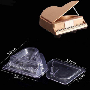 Pianoforte stampo cioccolato 3D